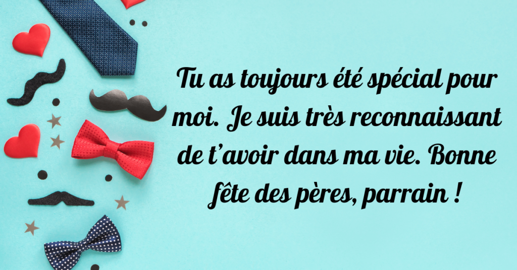 Messages de souhaits de bonne fête des pères pour le parrain