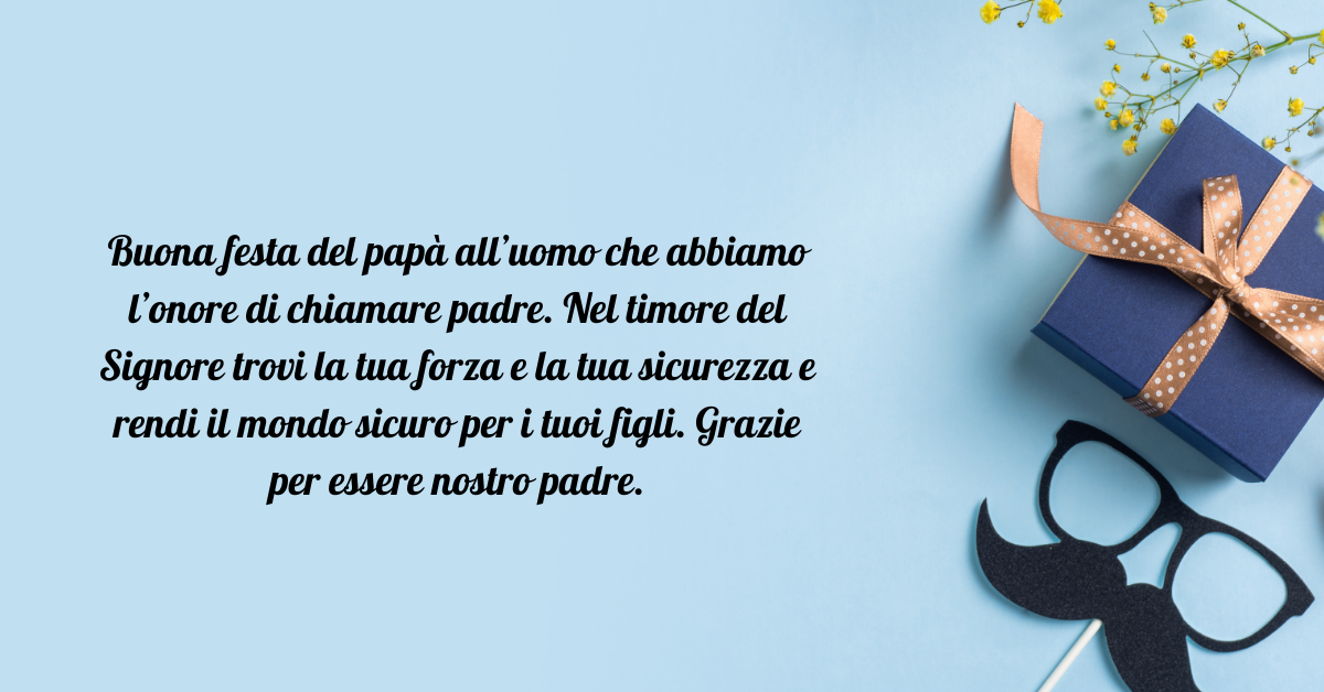 Frasi cristiane per la festa del papà